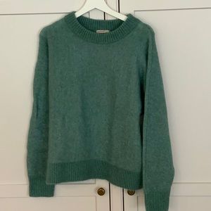 H&M premium mohair green oversized sweaterSmall